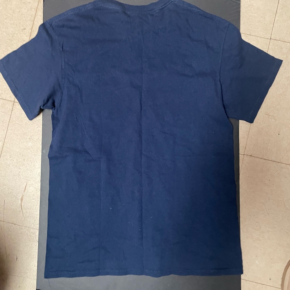 Adult Navy Blue Sarcasm Short Sleeve Tee Shirt, M - Picture 4 of 5